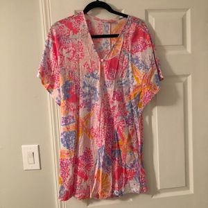 Lilly Pulitzer beach cover up